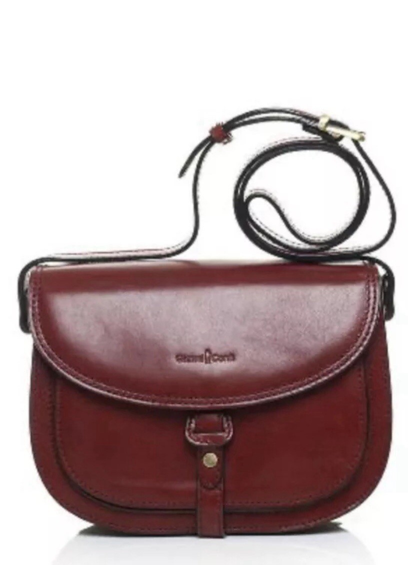 Gianni Conti Leather Crossbody Bag Made In Italy | eBay