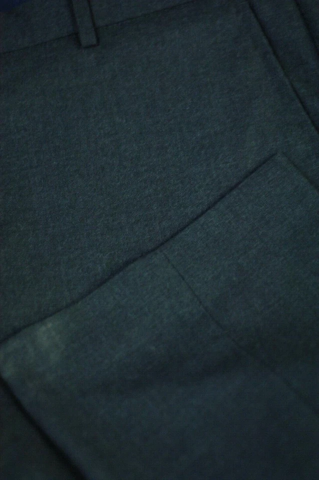 Daniel Cremieux Men's Solid Gray All Season Flat Front Dress Pants 40 x 32 - Image 2 of 4