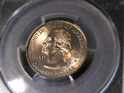 2000-P New Hampshire State Quarter 25c PCGS MS64 - Picture 4 of 4