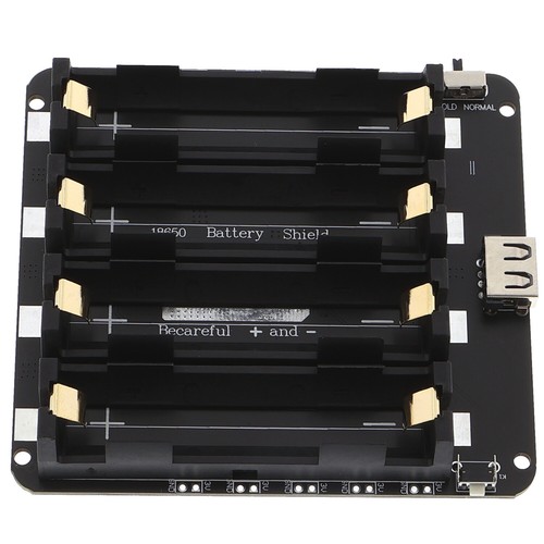 Battery Shield V3 Raspberry Pi / Arduino / ESP32 - 4* 18650  - Afbeelding 3 van 4