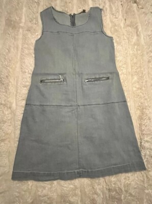 white christmas dresses Holding Out Hope Denim Pocket Detail Dress – Swagger Boutique main image 0