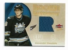 2005-06 UD ALEXANDER OVECHKIN ROOKIE RC WORN UNIFORMITY JERSEY RU-AO young gun