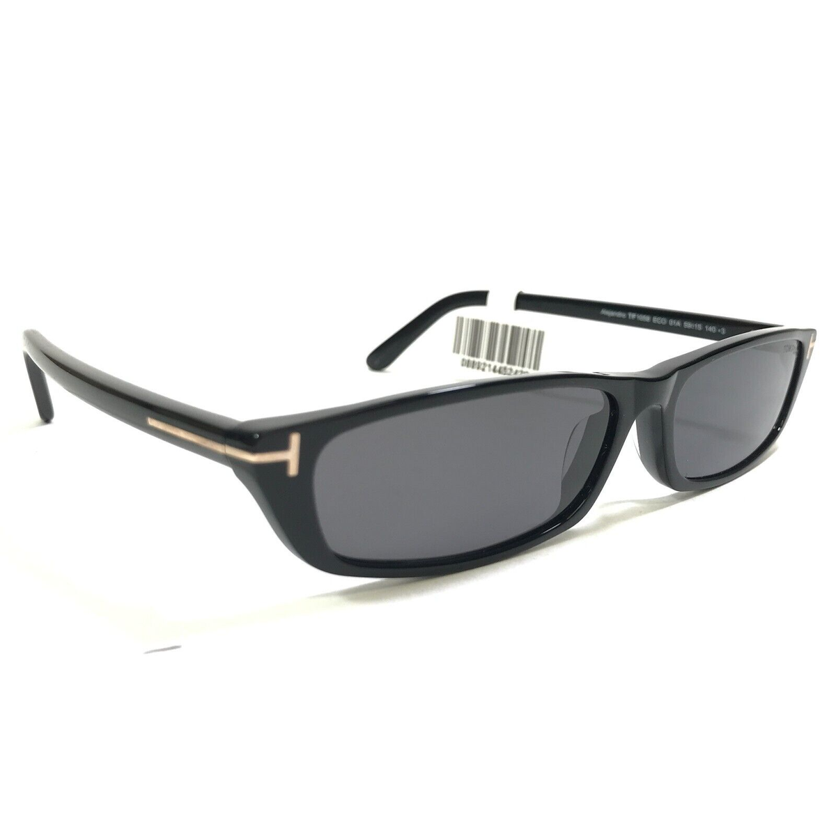Tom Ford Sunglasses TF1058 ECO 01A Polished Black Cat Eye