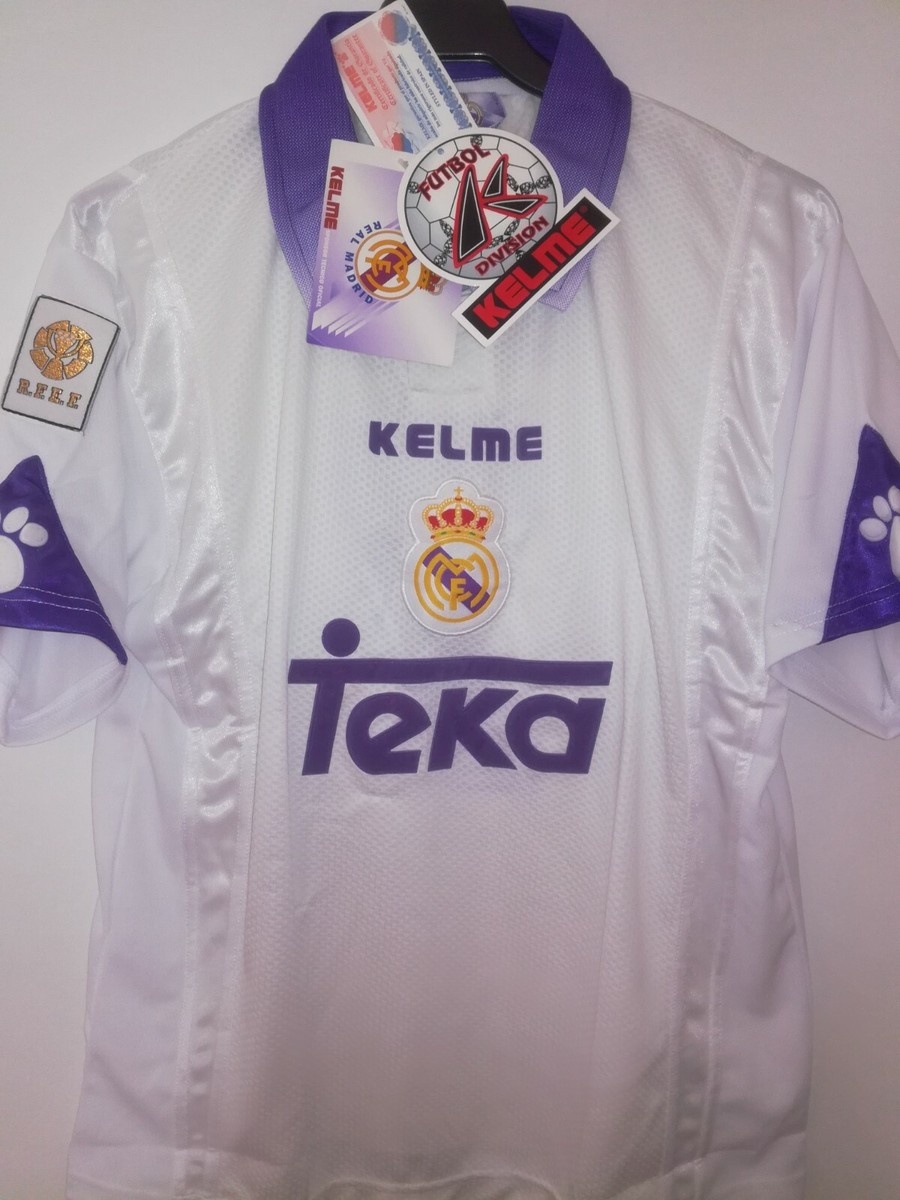 正規品・レア】KELME REAL MADRID パープルシャツ Lサイズ 正規品