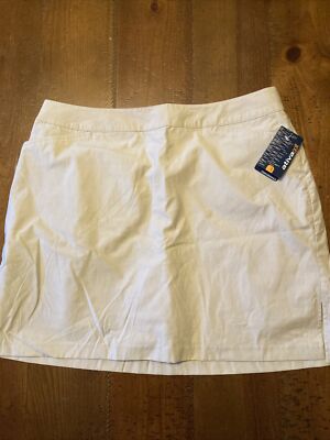 Activate Golf Beige Skort Size 16 NWT Pickleball Skirt