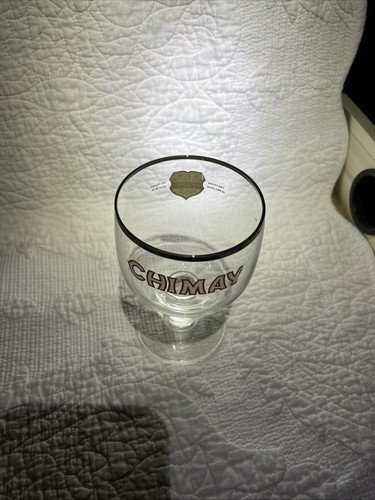 Pair Chimay glass Goblets 25 Cl Mint Made In Portugal Breweriana - Picture 2 of 9