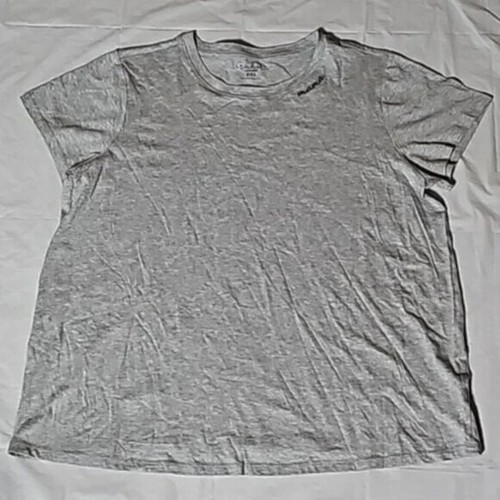 Women Maternity XXL Short Sleeve Mama Embroidery Gray T-Shirt New