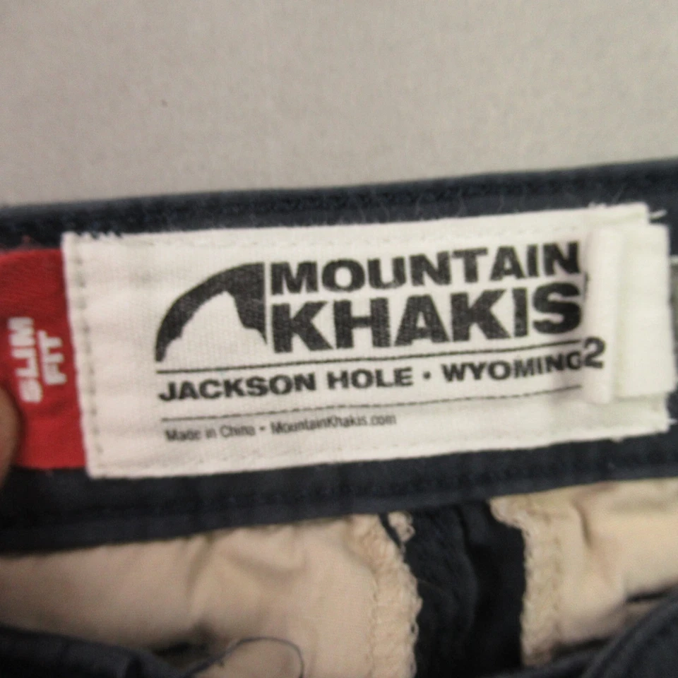 Mountain Khakis 短裤男式 30X12 口袋货物标准版型户外蓝色 — 第 3/4 张图片