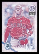 2018 Topps Gypsy Queen #153 Justin Upton Missing Black Plate 1