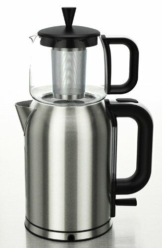 GOLDA INC. Tetera turca de acero inoxidable, Samovar, Hervidor eléctrico - Imagen 1 de 8