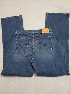 Levi's Size 10 512 Stretch Perfectly Slimming (Fit 28'' X 31'') Bootcut Hi Rise