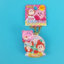 Kirby of The Stars Pukkuri Fukuoka Clear Acrylic Local Keychain Japan New