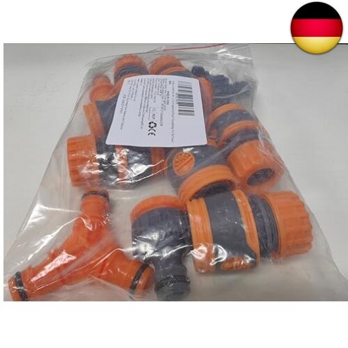 Schlauchverbinder Set, 12 Stück gartenschlauch kupplung mit Schlauchkupplung - Bild 11 von 13