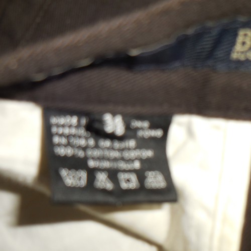 HUGO BOSS Herren Freizeithose dunkelbraun Größe 34-36 31 Schrittlänge Baumwolle - Bild 6 von 7