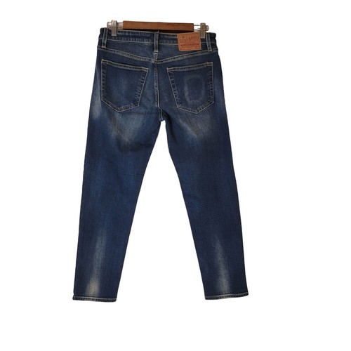 Jeans para mujer Lucky Brand talla 2/26 pierna recta azul denim - Imagen 2 de 7