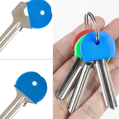 12PCS Silicone Key Cover Random Color to Distinguish Different Keys ConvenieUKSY - 第 8/12 張圖片