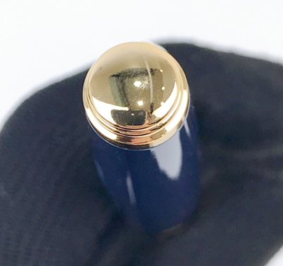 HARRY WINSTON Novelty Navy/Gold Cap type Ballpoint Pen wz