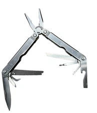Multi Tool 2CR Stainless Steel, File Saw Pliers,folds To 4”, With Sheath