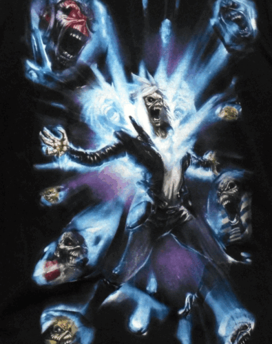 Sudadera con capucha Iron Maiden (Exploding Eddie) para hombre - Imagen 4 de 4