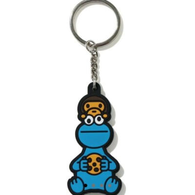 A BATHING APE Cookie Monster charm BABY MILO KEYCHAIN - HURRY UP LAST ONE !!!!