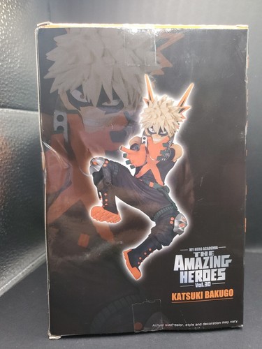 Banpresto My Hero Academia The Amazing Heroes Vol. 30 Katsuki Bakugo Figure Stat - Picture 5 of 6
