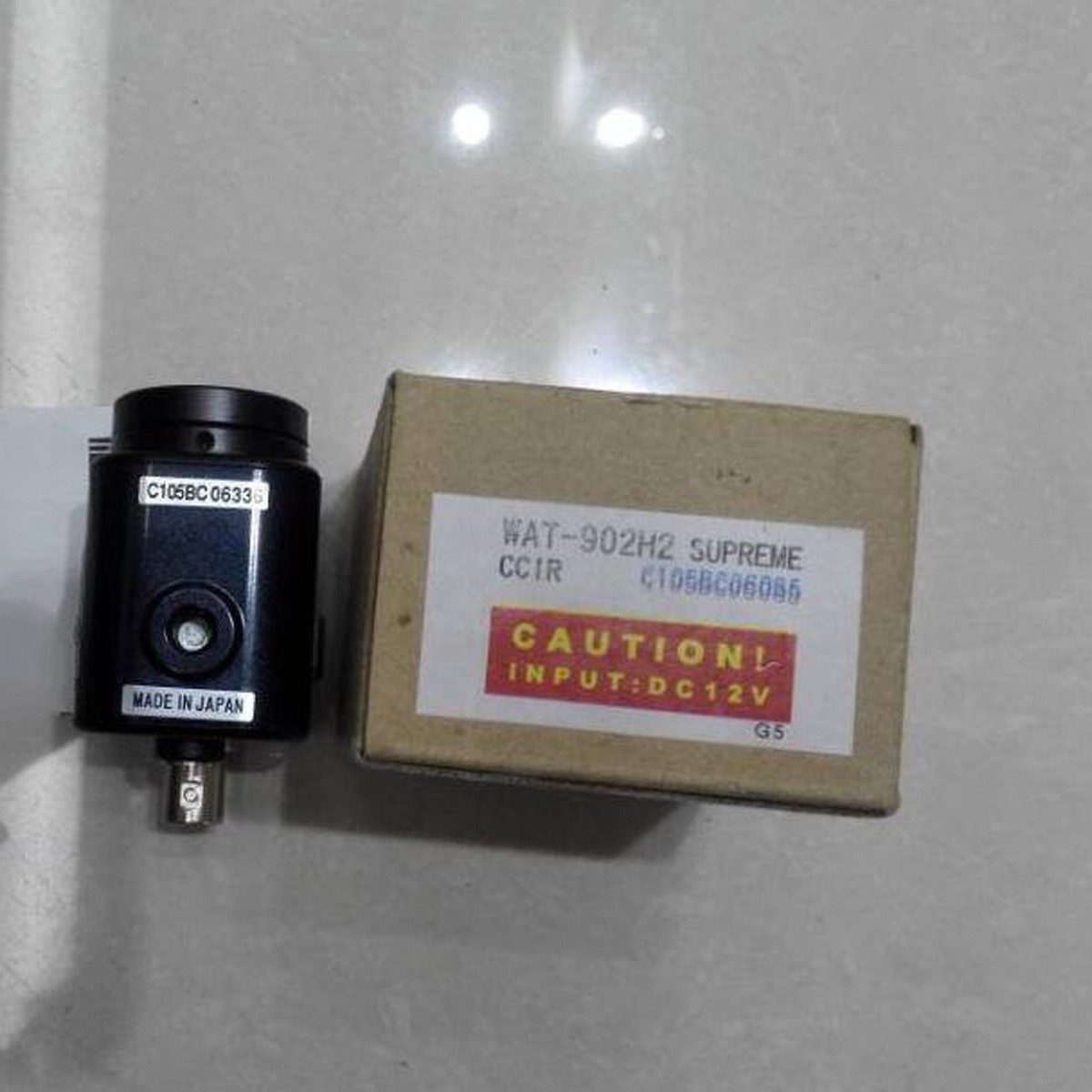 WATEC モノクロCCDカメラWAT-902H 防犯カメラ 動作確認済み WATEC モノクロCCDカメラWAT-902H 防犯カメラ 動作確認済み WAT