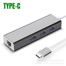 USB  High-Speed Ethernet Adapter 3 USB Port Hub Gigabit LAN Network RJ45