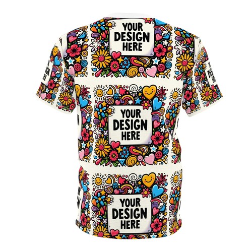 Camisa AOP Personalizada ~ Barfool ~ Camiseta Unisex Corte y Costura (AOP) - Imagen 8 de 11