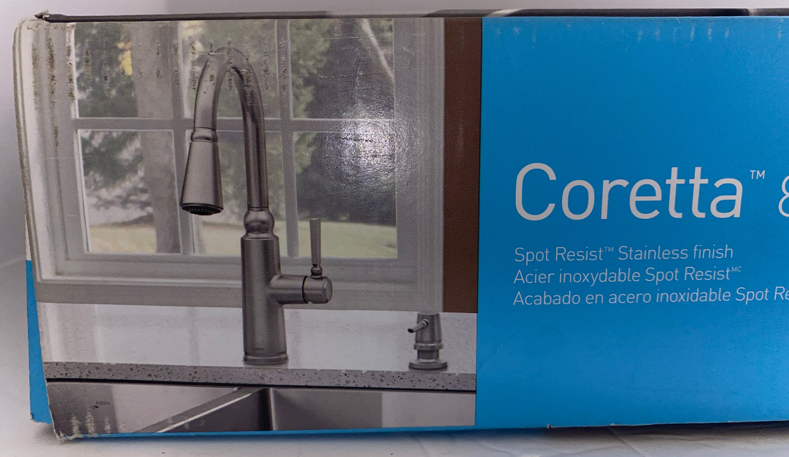 Moen Coretta Pull-Down Sprayer Kitchen Faucet in Spot Resist Stainless