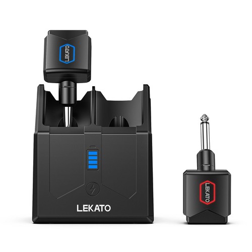 LEKATO 4 Channels Wireless Guitar Transmitter Receiver System with Charging Box - Picture 21 of 23