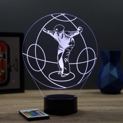 Lampe Veilleuse 3D Silhouette Nue - Avec Télécommande, Fabrication Française, Multicolore