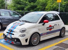 STICKERS COMPATIBLE AVEC FIAT 500 ABARTH RACING Le Mans STRIPES