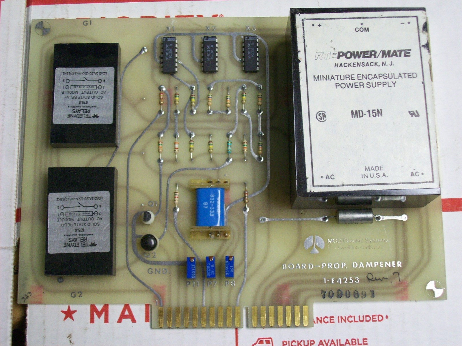 ROCKWELL 1-E4253 PROP. DAMPENER BOARD REV 7