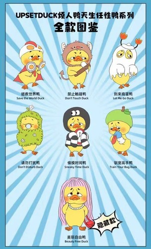 Upsetduck Born This Way Duck Series Plush Toy Confirmed Blind Box Figures Gift - Picture 7 of 15