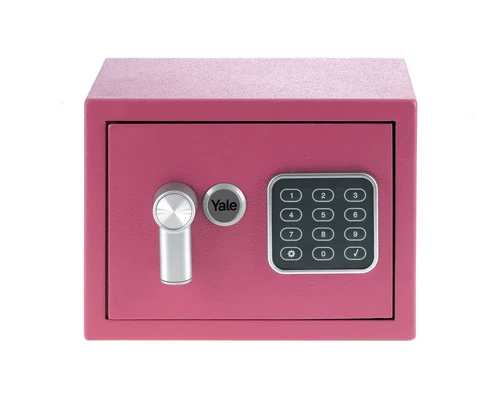 Yale Electronic Safe Mini Pink Standard Security  YSV/170/DB2/P - Refurbished