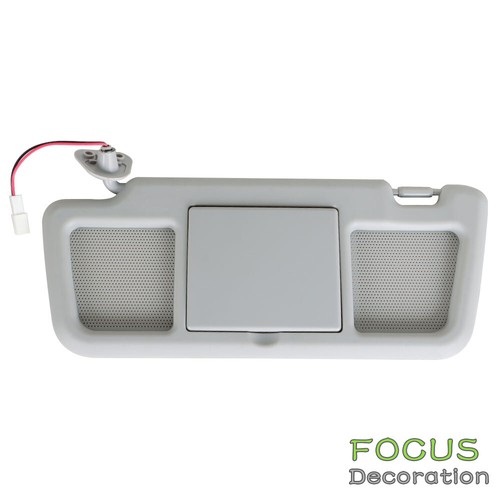 Gray Sun Visor Driver Left Drive Side With Mirror Fit For 2004-2011 Mazda RX-8 - Picture 3 of 11