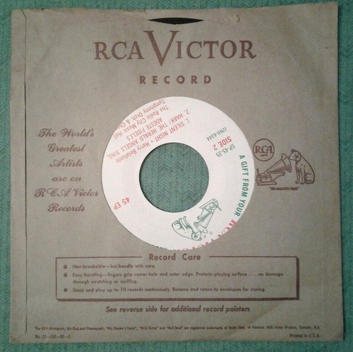 Perry Como, Ames Brothers, Harry Belafonte & Radio City Music 7" 45 rpm SP-45-35 - Picture 2 of 4