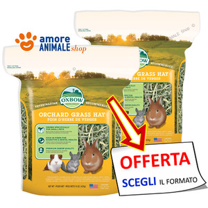 OXBOW - Orchard Grass Hay → 425 gr / 1,13 - 4,08 kg - Erba, Fieno per Roditori