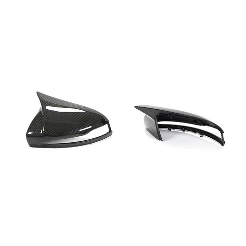 Real Carbon Mirror Cover Caps For Mercedes Benz W205 C250 C300 C43 C63 2015+ - Picture 11 of 12