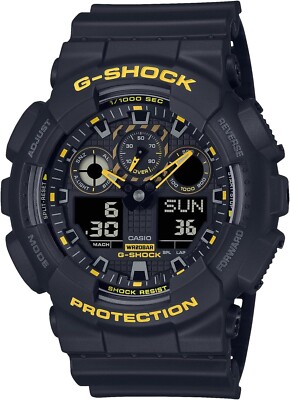 CASiO G-SHOCK GA-100CY-1AJF Caution Yellow Limited Men Watch New 