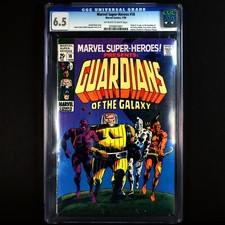 Marvel Super-Heroes #18 🔥 Origin + 1st Guardians of the Galaxy 🔥 CGC 6.5 KEY!