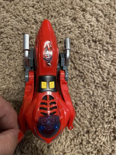 Vtech Switch and Go Dinos Dino Akuna Velociraptor Red Motorcycle 1409 cl1 - Picture 6 of 7