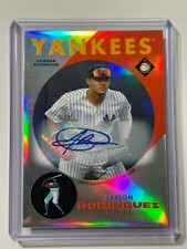 2022 Bowman Chrome JASSON DOMINGUEZ RC AUTO ROOKIE 087/100 Ascensions Yankees