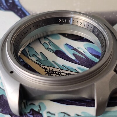 SEIKO Chapter Ring SKX007 / GMT Gunmetal Brushed