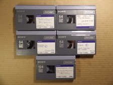 5 DVCAM Videocassettes
