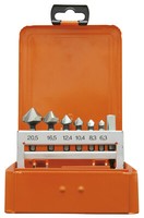 "Projahn Kegelsenker Set 90° 7-Tlg. HSS-G Ø 6,3-20,5 Mm 1/4\" 6-Kant Schaft 35003"
