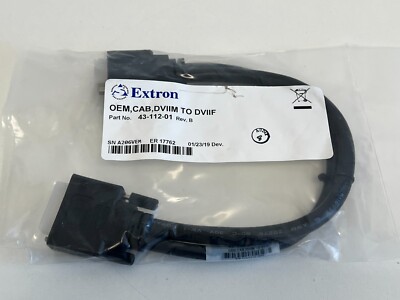 ZZ15:  Extron 43-111-01 OEM CAB DVIIM DVIIF/VGAF Cable