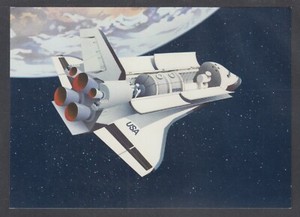 Switzerland-Mi-P-241-mint-1981-40c-Space-Shuttle-Postal-Card-fresh-clean-VF