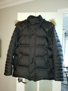 Marc Down Hood Med Jacket Størrelse Fur Andrew Trim Faux Medium ATdxqAW