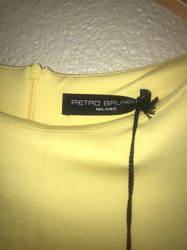 NEU Pietro Brunelli Milano gelbes Umstandskleid Größe M | Einzelhandel 140 $ - Bild 6 von 7